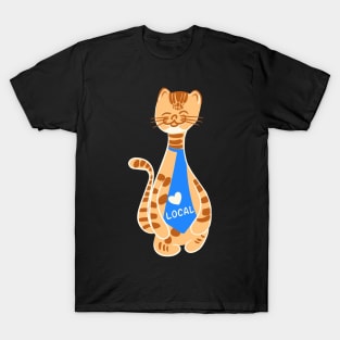 Shop Local Support Local - Cat Love local 3 T-Shirt